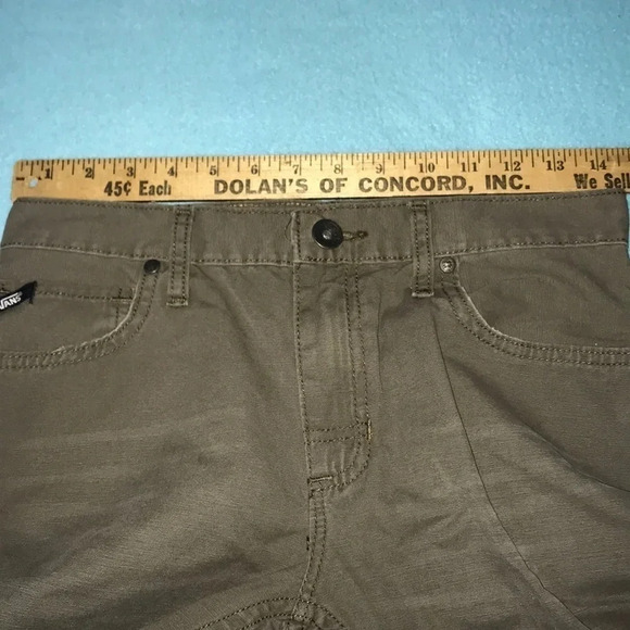 𝅺VANS jeans denim greenish grey button zipper closure size 29  🎉Host Pick🎉 - Picture 4 of 5